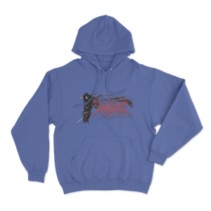 Blood Soaked Salvation Unisex Hoodie Blue