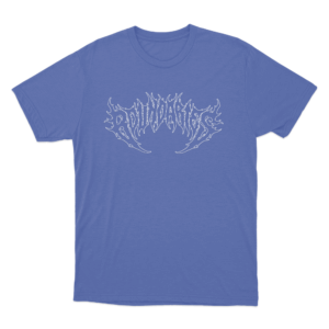 Boundaries Metal Logo Unisex T Shirt Blue