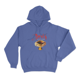 Death Chalice Unisex Hoodie Blue
